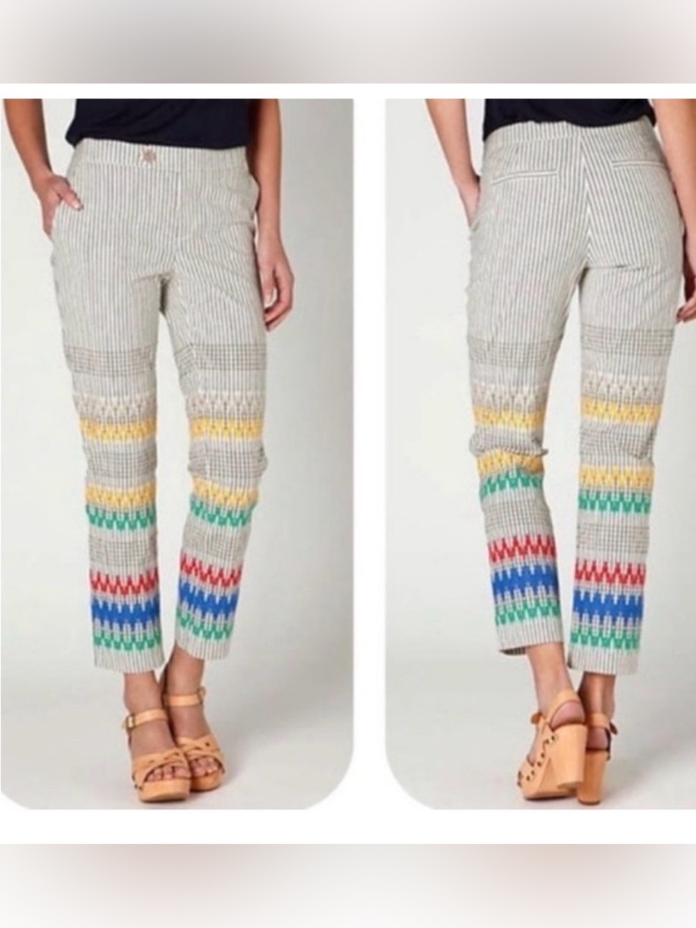 Anthropologie Cartonnier fun ankle pants
